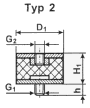 Vlcov pruiny standardn - typ 2