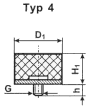 Vlcov pruiny standardn - typ 4