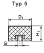 Vlcov pruiny standardn - typ 5